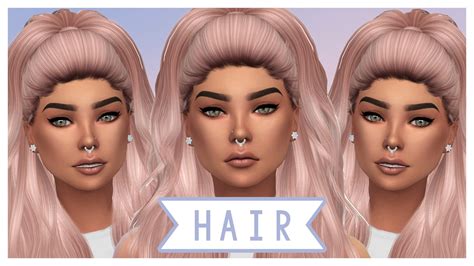 hair cc sims 4|sims 4 hair cc download.